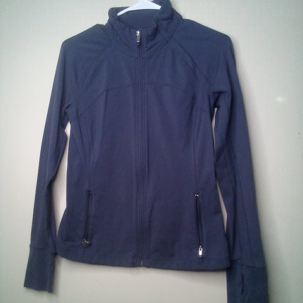 Gap Body Fit Jacket Women S Full Zip Pockets Active Athletic Gray